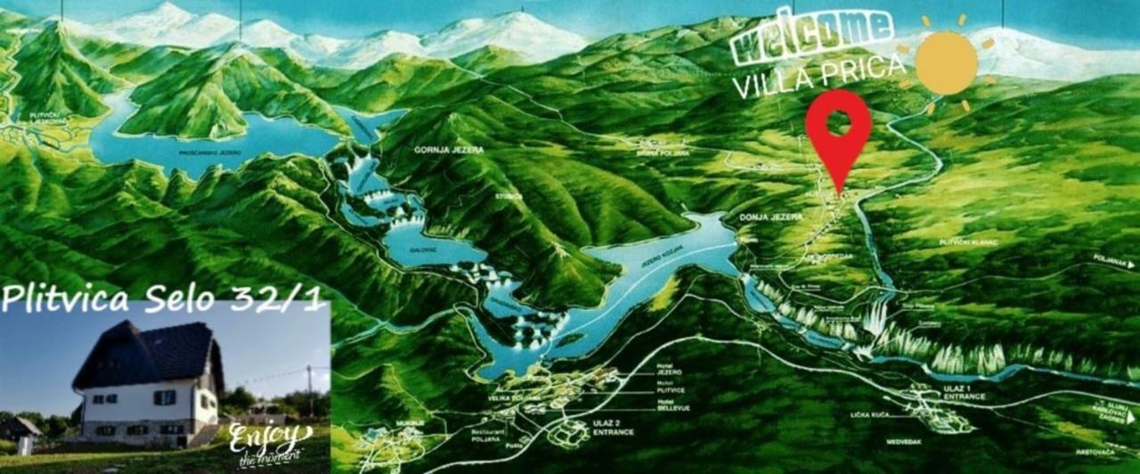 B&B Plitvice Lakes Villa Prica 普利特维采村 外观 照片
